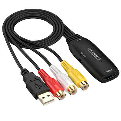 Gold-Plated 1080p 60Hz RCA to HDMI Converter