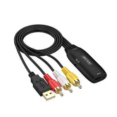 Gold-Plated HDMI to AV RCA Converter