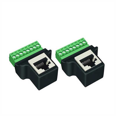 RJ45 8P8C Female to 8-Pin Screw Terminal Adapter