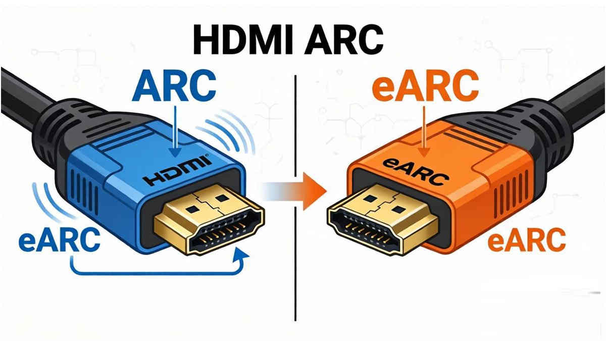 HDMI ARC and eARC Explained: Simplifying TV Audio Return Channel - WinFitin
