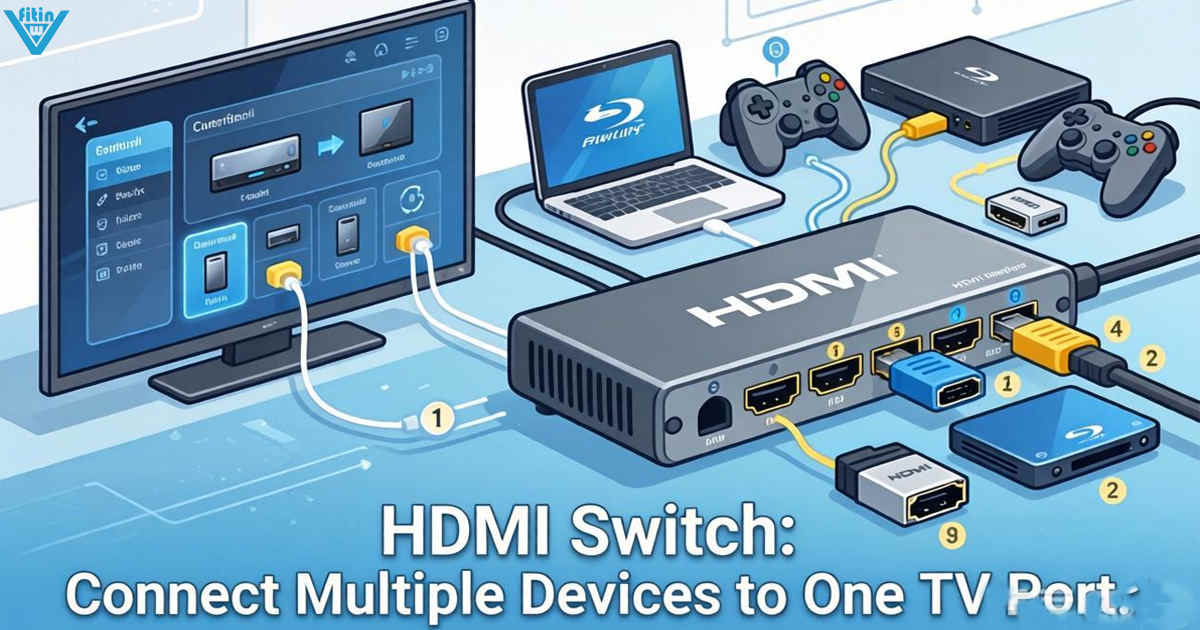 HDMI Switch Explained:Connect Multiple Devices to One TV Port