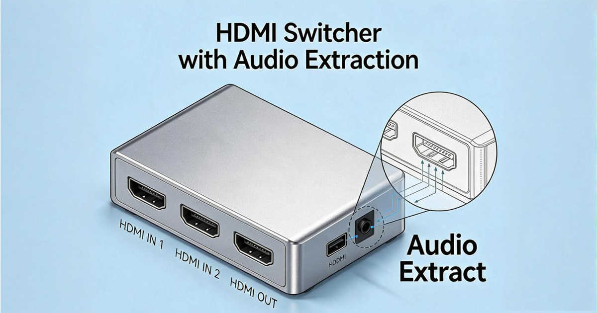 HDMI Switch with Audio Extractor: When Do You Actually Need One?