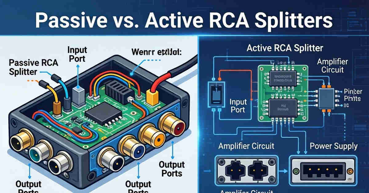 Passive vs. Active RCA splitters - WinFitin