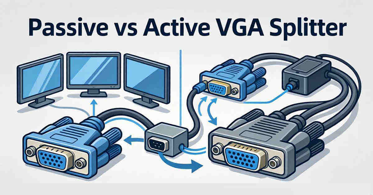 Passive vs active VGA splitter: Which do I need?