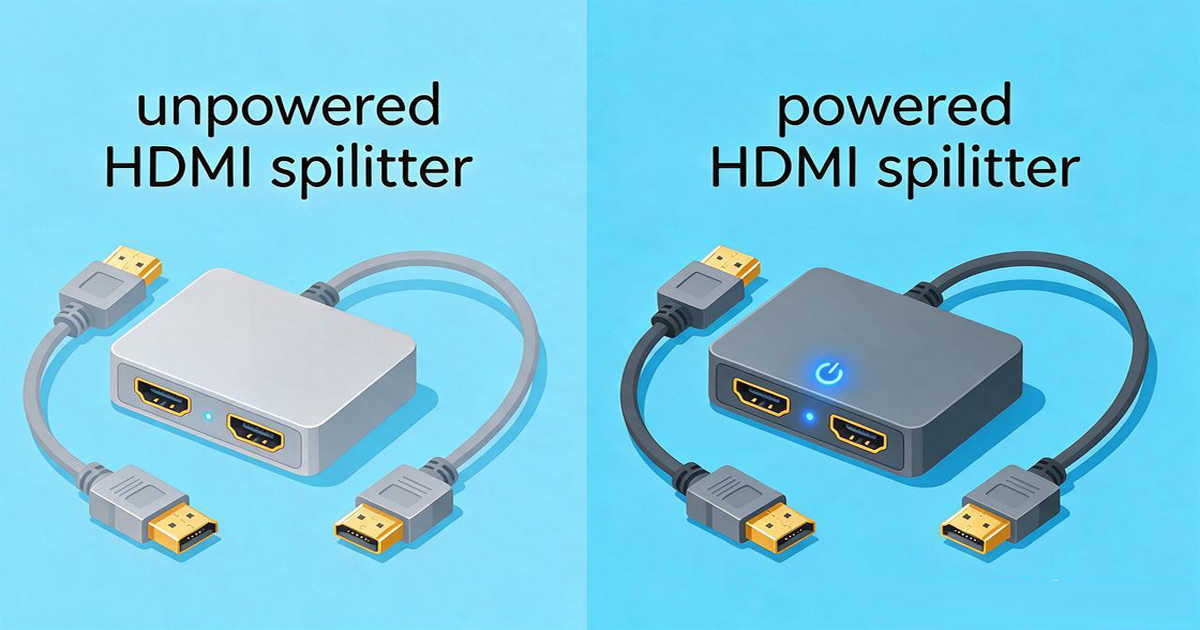 Powered vs Unpowered HDMI Splitter Which Offers Better Stability?