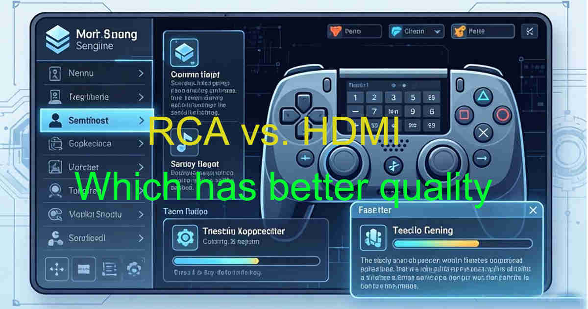 RCA vs.HDMI: Which has better quality for retro gaming? - WinFitin