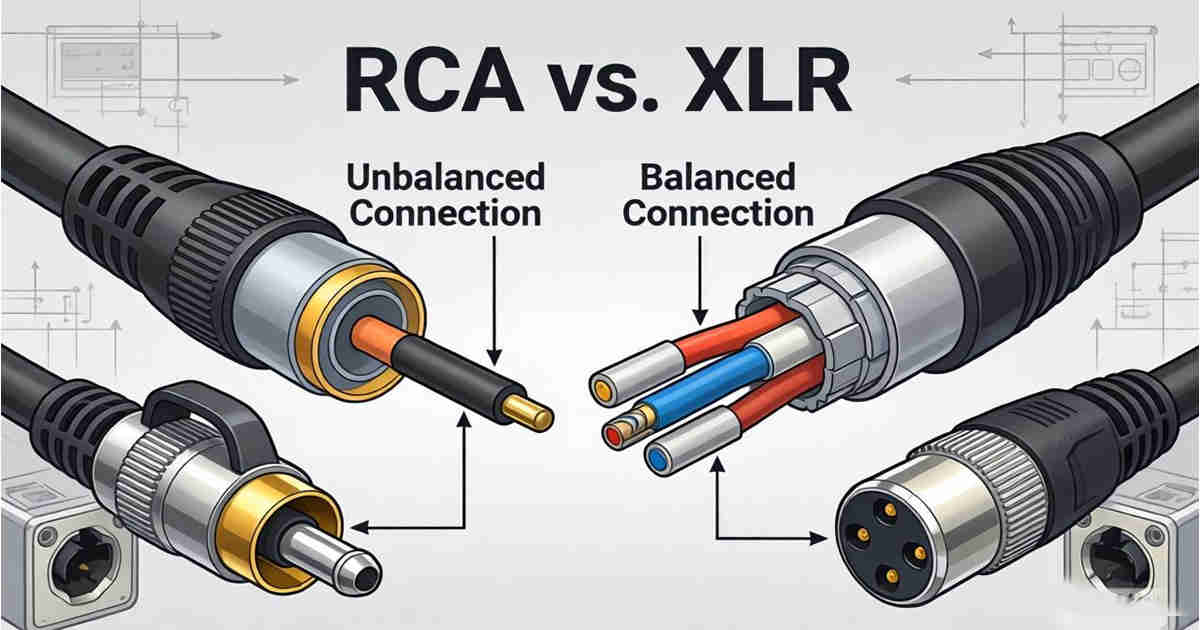 RCA vs. XLR: Unbalanced vs Balanced cables - WinFitin