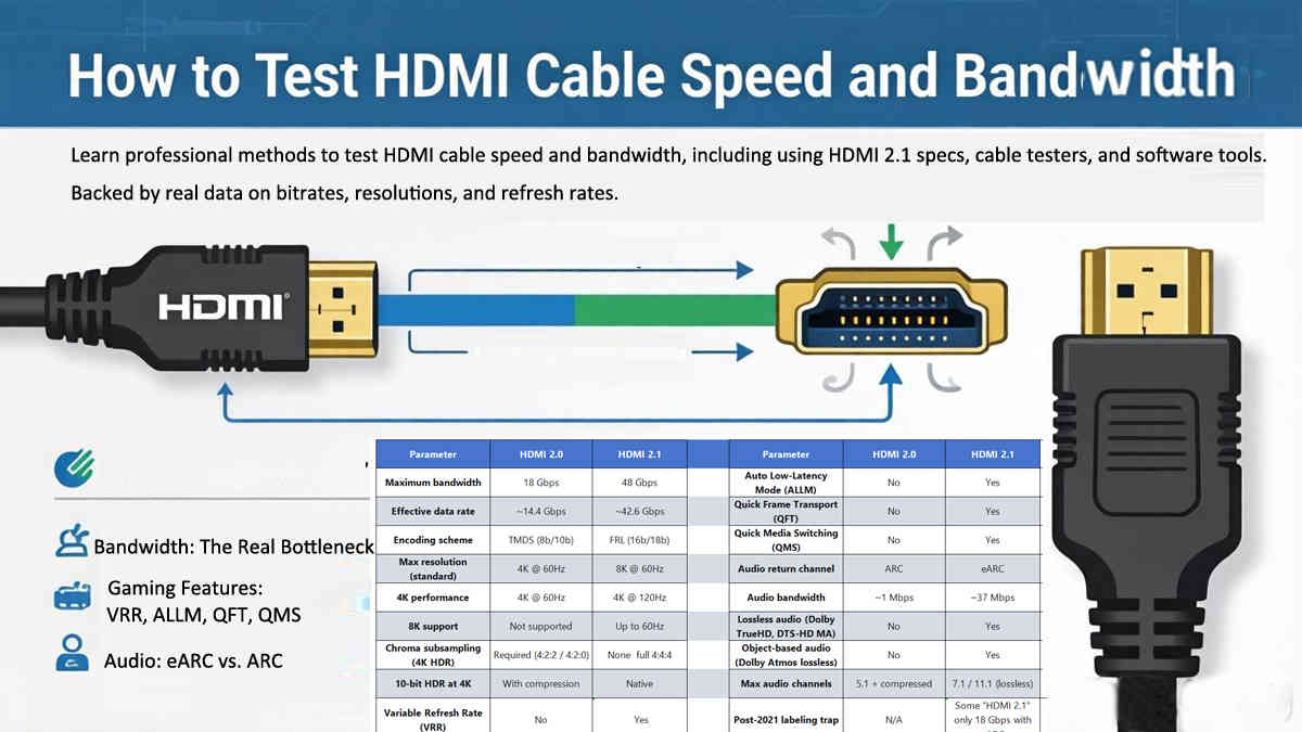 How to Test HDMI Cable Speed and Bandwidth? - WinFitin