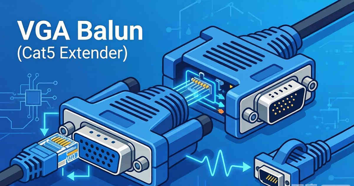 What Is a VGA Balun (Cat5 Extender)? A Complete Guide